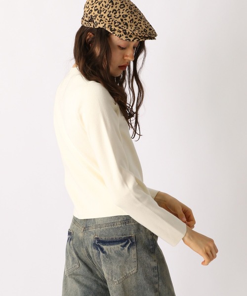 FOREVER 21(フォーエバー トゥエンティーワン)の「【2025SS】ハイネックインナーニット(ニット/セーター・レディース・ナチュラル/イエロー/ブラック・MEDIUM/SMALL)」の9枚目の写真