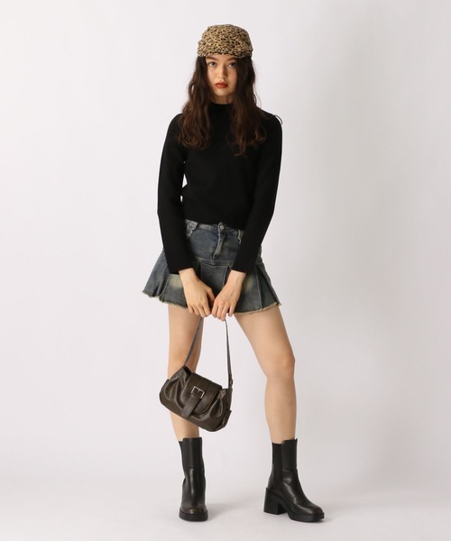 FOREVER 21(フォーエバー トゥエンティーワン)の「【2025SS】ハイネックインナーニット(ニット/セーター・レディース・ナチュラル/イエロー/ブラック・MEDIUM/SMALL)」の13枚目の写真