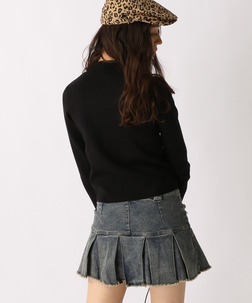 FOREVER 21(フォーエバー トゥエンティーワン)の「【2025SS】ハイネックインナーニット(ニット/セーター・レディース・ナチュラル/イエロー/ブラック・MEDIUM/SMALL)」の18枚目の写真