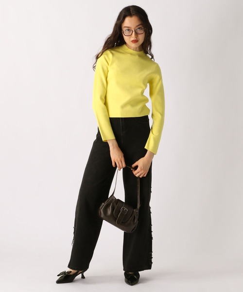 FOREVER 21(フォーエバー トゥエンティーワン)の「【2025SS】ハイネックインナーニット(ニット/セーター・レディース・ナチュラル/イエロー/ブラック・MEDIUM/SMALL)」の22枚目の写真