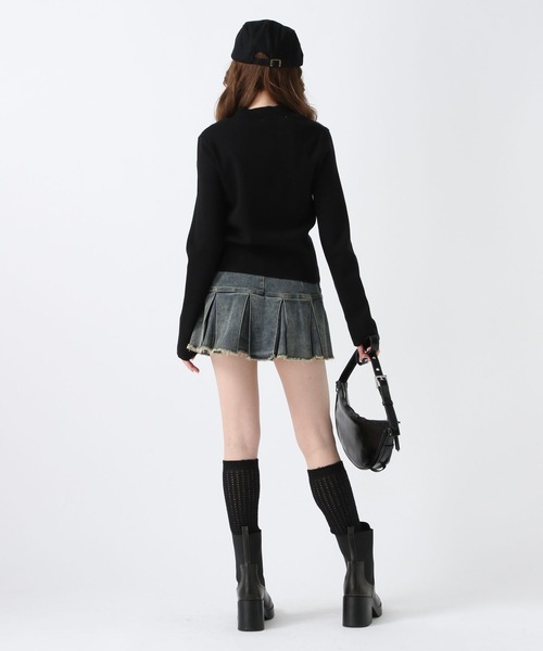 FOREVER 21(フォーエバー トゥエンティーワン)の「【2025SS】ハイネックインナーニット(ニット/セーター・レディース・ナチュラル/イエロー/ブラック・MEDIUM/SMALL)」の21枚目の写真