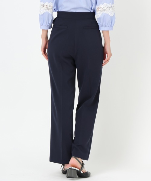 MISCH MASCH（ミッシュマッシュ）の「WEB限定  サイドリボンタックパンツ（その他パンツ・レディース・ネイビー/ライトブルー/ベージュ・S/L/M）」の16枚目の写真