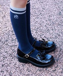 axes femme | ロゴ刺繍入りラインソックス(ソックス/靴下)