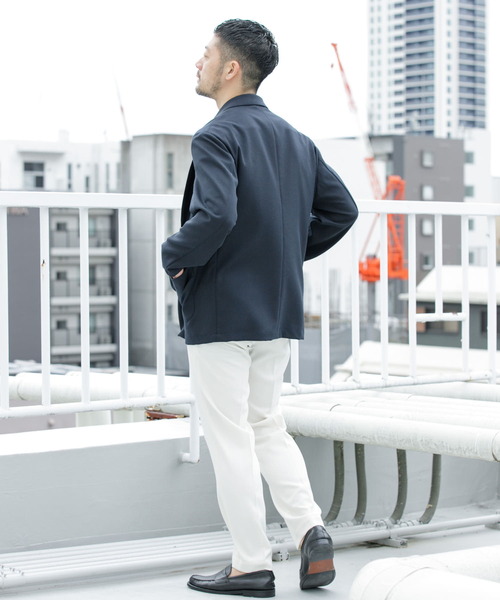 URBAN RESEARCH ROSSO MEN(アーバンリサーチロッソメン)の「『セットアップ対応』リネン混ストレッチジャケット(その他アウター・メンズ・チャコールグレー/ネイビー・MEDIUM/LARGE)」の16枚目の写真