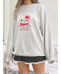 sanrio(TI)́yHELLO KITTYz SMILES COME FROM THE HEART SWEAT(XEFbg)