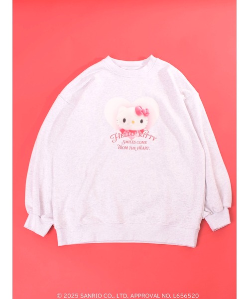 HELLO KITTY】 SMILES COME FROM THE HEART SWEAT（スウェット