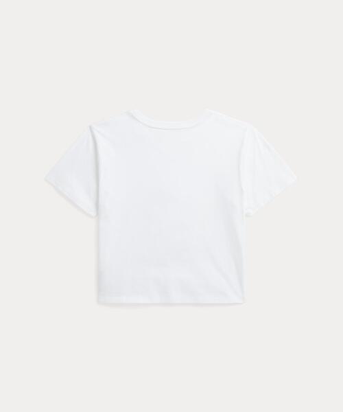 POLO RALPH LAUREN CHILDRENSWEAR(ポロ ラルフ ローレン チルドレンズウェア)の「Polo ベア コットン ジャージー ボクシー Tシャツ(Tシャツ/カットソー・キッズ・ホワイト・L/M/S/XL)」の4枚目の写真
