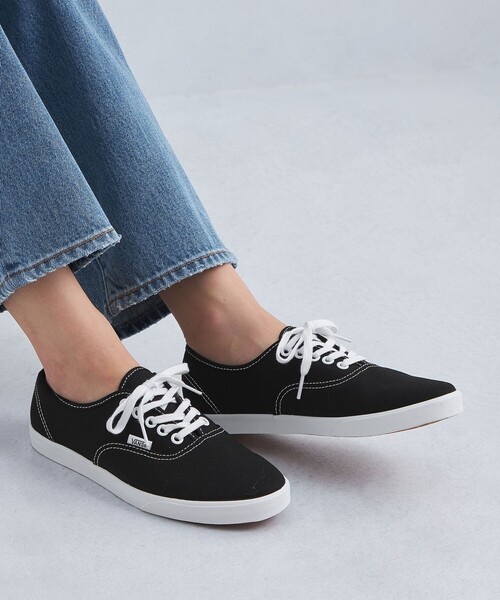 green label relaxing(グリーンレーベルリラクシング)の「<VANS>オーセンティック ロープロ スニーカー(スニーカー・レディース・ブラック・5/7/6/5h/6h)」の2枚目の写真