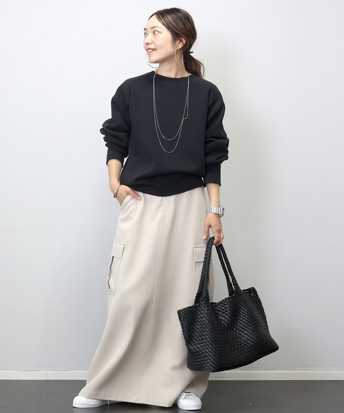 Aletta vita(アレッタビータ)の「ダンボールドットボタン2WAYカーディガン(カーディガン/ボレロ・レディース・ブラック/グレー系その他/カーキブラウン・FREE)」の15枚目の写真