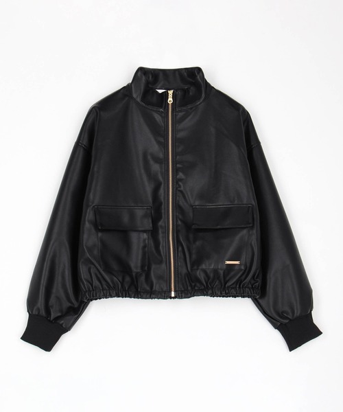 NICOLE white(ニコルホワイト)の「スタンドドロストブルゾン(ブルゾン・レディース・ブラック/ベージュ/オリーブ・FREE)」の14枚目の写真