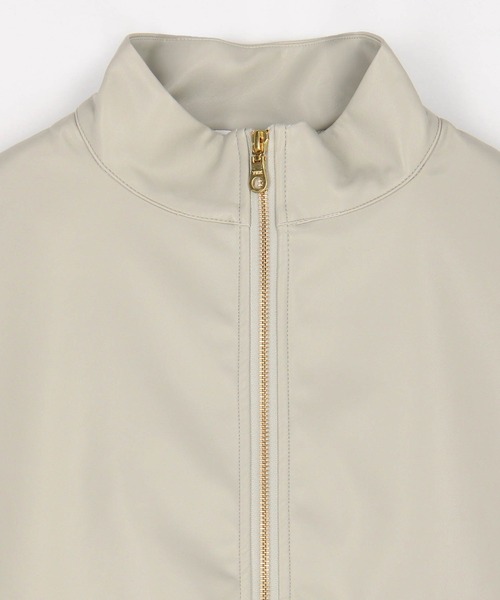 NICOLE white(ニコルホワイト)の「スタンドドロストブルゾン(ブルゾン・レディース・ブラック/ベージュ/オリーブ・FREE)」の16枚目の写真