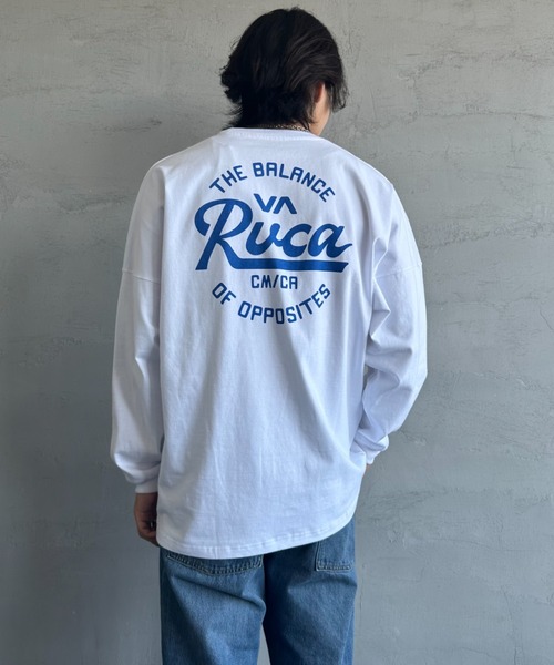 RVCA（ルーカ）の「[RVCA/ルーカ] サークルロゴ バックプリントロンＴ（Tシャツ/カットソー・レディース・カーキ/ブラック/ホワイト・XL/L/M）」の12枚目の写真