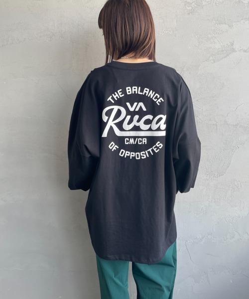 激安単価で RVCA/ルーカ] バックプリントロンT（Tシャツ サークルロゴ サーフィン・ボディボード
