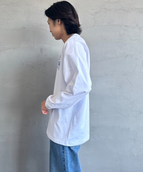 RVCA（ルーカ）の「[RVCA/ルーカ] サークルロゴ バックプリントロンＴ（Tシャツ/カットソー・レディース・カーキ/ブラック/ホワイト・XL/L/M）」の11枚目の写真