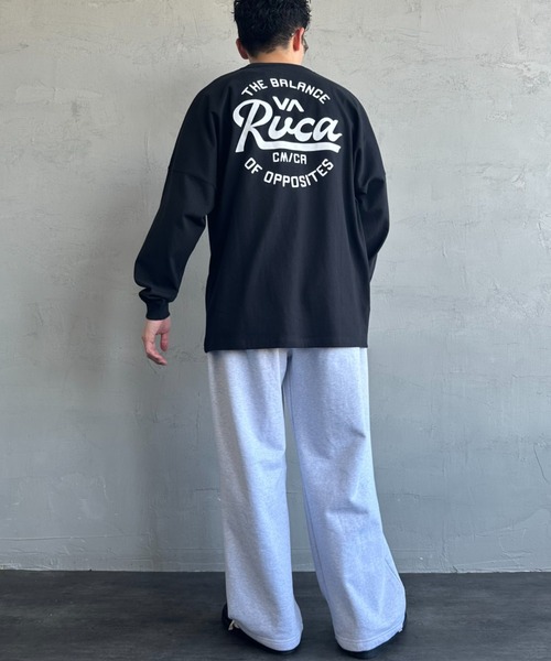 RVCA（ルーカ）の「[RVCA/ルーカ] サークルロゴ バックプリントロンＴ（Tシャツ/カットソー・レディース・カーキ/ブラック/ホワイト・XL/L/M）」の7枚目の写真