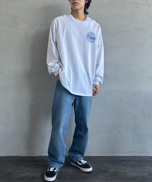 RVCA（ルーカ）の「[RVCA/ルーカ] サークルロゴ バックプリントロンＴ（Tシャツ/カットソー・レディース・カーキ/ブラック/ホワイト・XL/L/M）」の19枚目の写真