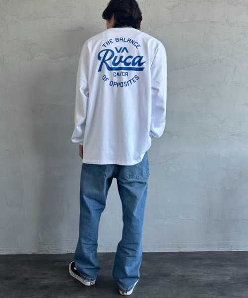 RVCA（ルーカ）の「[RVCA/ルーカ] サークルロゴ バックプリントロンＴ（Tシャツ/カットソー・レディース・カーキ/ブラック/ホワイト・XL/L/M）」の21枚目の写真