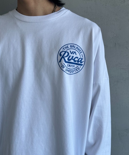 RVCA（ルーカ）の「[RVCA/ルーカ] サークルロゴ バックプリントロンＴ（Tシャツ/カットソー・レディース・カーキ/ブラック/ホワイト・XL/L/M）」の22枚目の写真