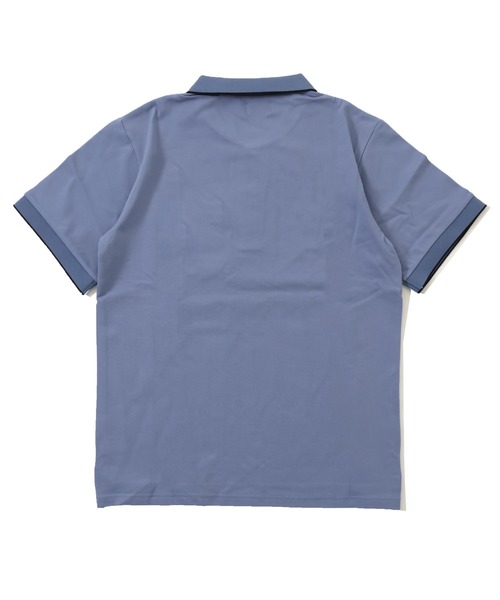 KRIFF MAYER Kid's Collection（クリフメイヤーキッズコレクション）の「リブラインカノコポロシャツ（ポロシャツ・キッズ・グレイッシュベージュ/グリーン/ブルー/ピンク/ブラック・120/130/140/150/160/170）」の15枚目の写真