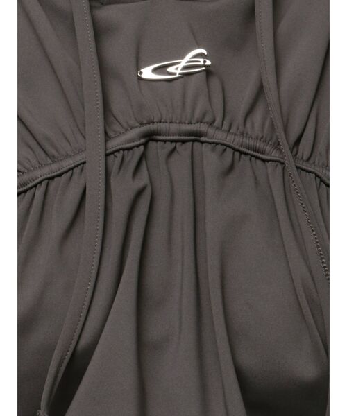 EMODA(エモダ)の「ホールギャザーリボントップ(Tシャツ/カットソー・レディース・グレー/ブラック/その他・FREE)」の15枚目の写真