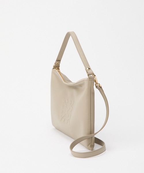 russet（ラシット）の「［本革・370g］ソフトレザーショルダーバッグ(CE-1547)（ショルダーバッグ・レディース・グレー系その他/ライトブルー/アイボリー/ブラック/ダークグリーン/ダークブラウン/ライトグレー・FREE）」の15枚目の写真