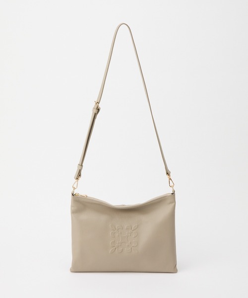 russet（ラシット）の「［本革・370g］ソフトレザーショルダーバッグ(CE-1547)（ショルダーバッグ・レディース・グレー系その他/ライトブルー/アイボリー/ブラック/ダークグリーン/ダークブラウン/ライトグレー・FREE）」の17枚目の写真