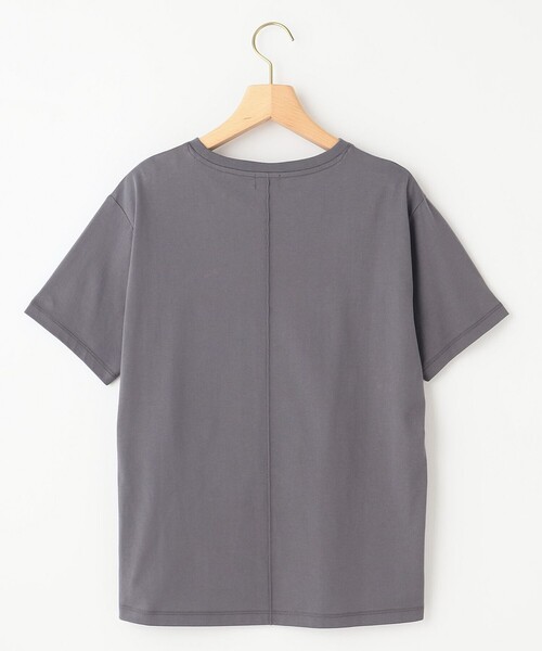 組曲 L(クミキョク オオキイサイズ)の「ロゴ Tシャツ(Tシャツ/カットソー・レディース・アイボリー系/グレー系・5/6/7)」の18枚目の写真