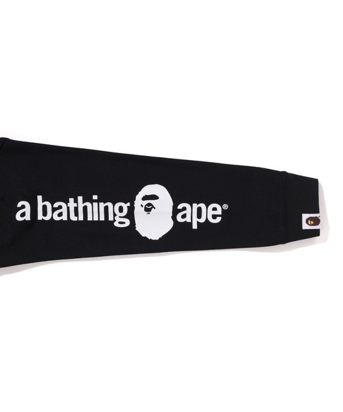 A BATHING APE(アベイシングエイプ)の「BUSY WORKS POCKET LS TEE(Tシャツ/カットソー・キッズ・ホワイト/ブラック・90/100/110/130/140/120)」の8枚目の写真