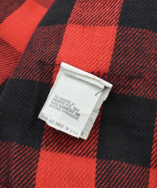 Levi's(リーバイス)の「【ヴィンテージ古着】80’s Levi's 71401-0816 ブロックチェックライナー デニムジャケット USA製(デニムジャケット・メンズ・インディゴブルー・MEDIUM)」の10枚目の写真