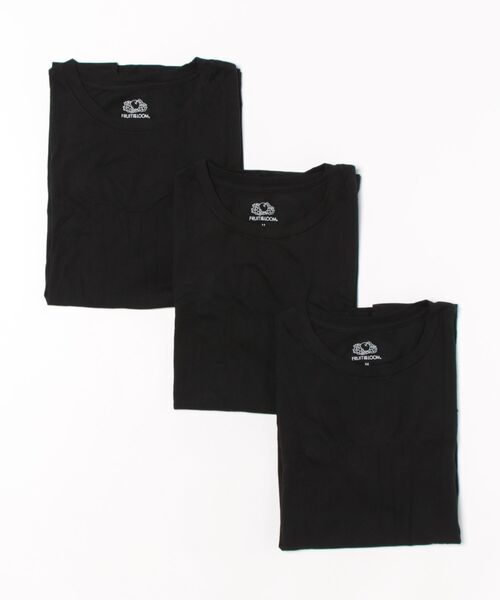 FRUIT OF THE LOOM(フルーツオブザルーム)の「FRUIT OF THE LOOM / FTL 3P 30/-天竺 TC Tシャツ / 14665800(Tシャツ/カットソー・レディース・ブラック/ホワイト・MEDIUM/LARGE/X-LARGE)」の2枚目の写真