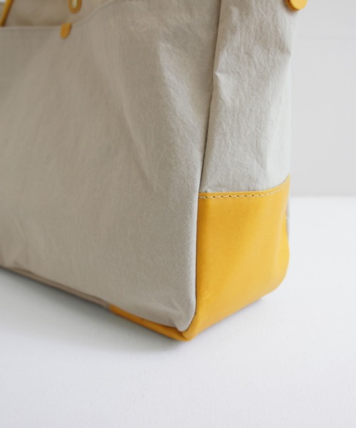 TIDEWAY（タイドウェイ）の「NYLON 2WAY TOTE（トートバッグ・レディース・ブラック/ベージュ・FREE）」の5枚目の写真