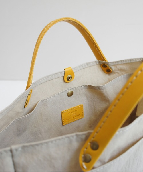 TIDEWAY（タイドウェイ）の「NYLON 2WAY TOTE（トートバッグ・レディース・ブラック/ベージュ・FREE）」の6枚目の写真