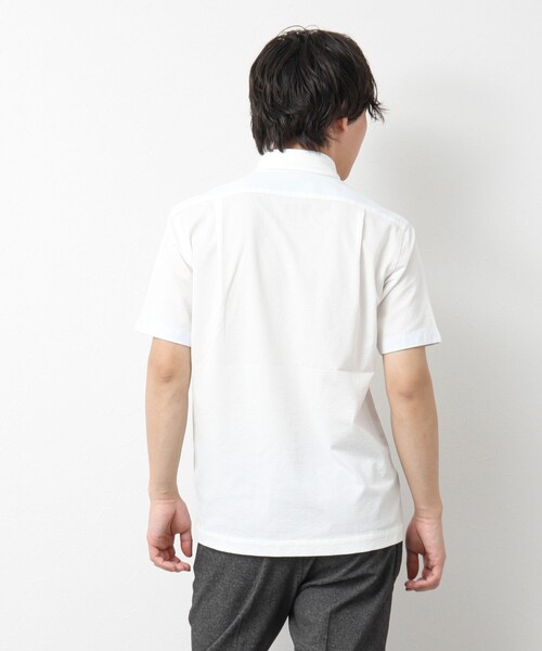 NOLLEY’S(ノーリーズ)の「《ビジカジ対応》サッカーニットテープポロ ビズポロ 25SS(ポロシャツ・メンズ・ネイビー/ブルー系その他/ホワイト/サックスブルー/ピンク系その他/グレー系その他・S/M/L/XL)」の19枚目の写真