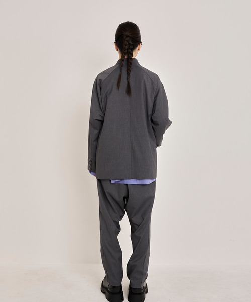 Nora Lily（ノラリリー）の「【Nora Lily】Shadow Stripe Design Pants（スラックス・メンズ・ライトベージュ/グレー/ネイビー・FREE）」の8枚目の写真