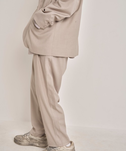 Nora Lily（ノラリリー）の「【Nora Lily】Shadow Stripe Design Pants（スラックス・メンズ・ライトベージュ/グレー/ネイビー・FREE）」の14枚目の写真