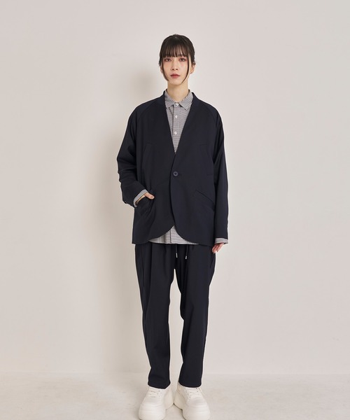 Nora Lily（ノラリリー）の「【Nora Lily】Shadow Stripe Design Pants（スラックス・メンズ・ライトベージュ/グレー/ネイビー・FREE）」の22枚目の写真