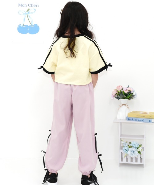 Bee des Bee（ビーデスビー）の「クロップド丈トップス（Tシャツ/カットソー・キッズ・ブラック/ブルーパープル/アイボリー・110cm/100cm/120cm/130cm/140cm/150cm）」の13枚目の写真