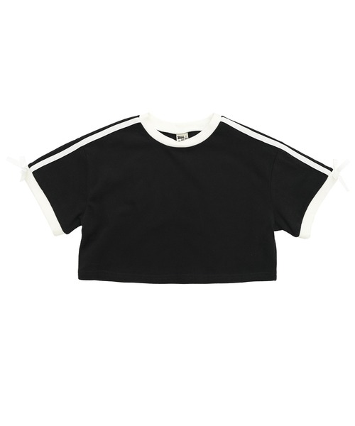Bee des Bee（ビーデスビー）の「クロップド丈トップス（Tシャツ/カットソー・キッズ・ブラック/ブルーパープル/アイボリー・110cm/100cm/120cm/130cm/140cm/150cm）」の15枚目の写真