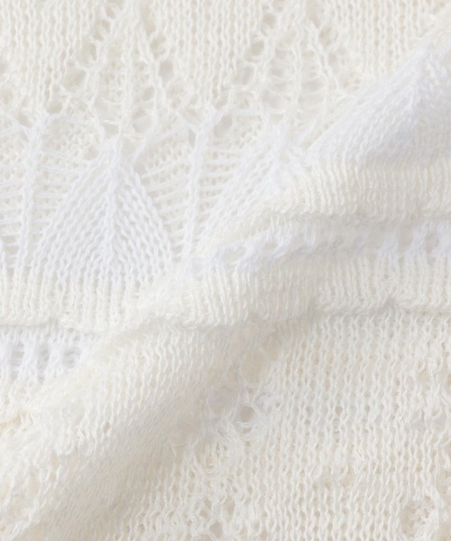 セール】ODAKHA / crazy lace short knit(クレイジーレースショート丈