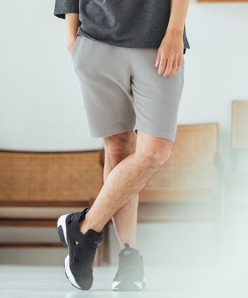 Magine(マージン)の「mp13468-Textured Knit-Like Fabric Short Pants ショートパンツ(その他パンツ・メンズ・ブラック/グレー/ベージュ・44/46/48)」の22枚目の写真