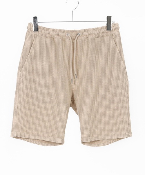 Magine(マージン)の「mp13468-Textured Knit-Like Fabric Short Pants ショートパンツ(その他パンツ・メンズ・ブラック/グレー/ベージュ・44/46/48)」の6枚目の写真
