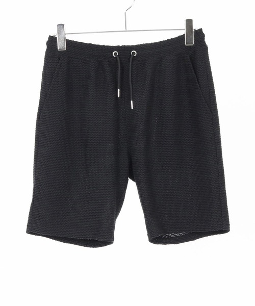 Magine(マージン)の「mp13468-Textured Knit-Like Fabric Short Pants ショートパンツ(その他パンツ・メンズ・ブラック/グレー/ベージュ・44/46/48)」の4枚目の写真