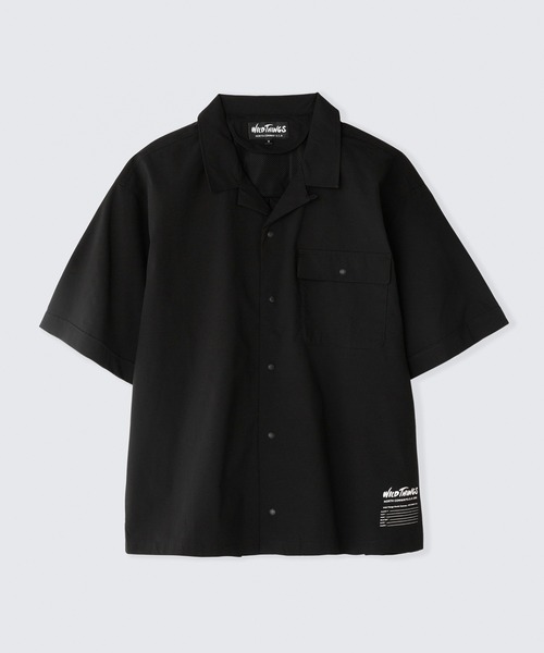 WILD THINGS（ワイルドシングス）の「OPEN COLLAR POCKET SHIRT（シャツ/ブラウス・メンズ・グレー/ブラック・L/M）」の2枚目の写真