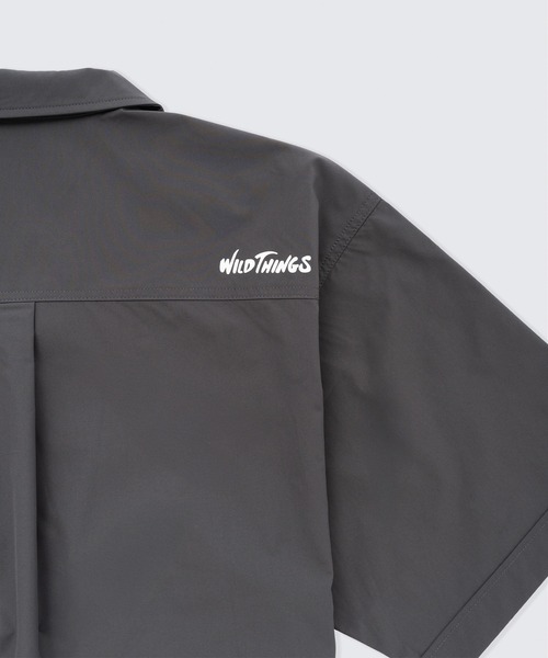 WILD THINGS（ワイルドシングス）の「OPEN COLLAR POCKET SHIRT（シャツ/ブラウス・メンズ・グレー/ブラック・L/M）」の6枚目の写真