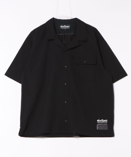 WILD THINGS（ワイルドシングス）の「OPEN COLLAR POCKET SHIRT（シャツ/ブラウス・メンズ・グレー/ブラック・L/M）」の8枚目の写真