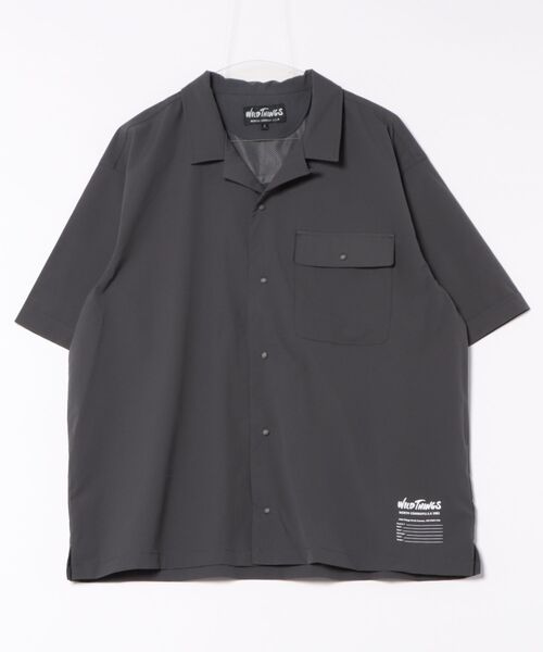 WILD THINGS（ワイルドシングス）の「OPEN COLLAR POCKET SHIRT（シャツ/ブラウス・メンズ・グレー/ブラック・L/M）」の9枚目の写真