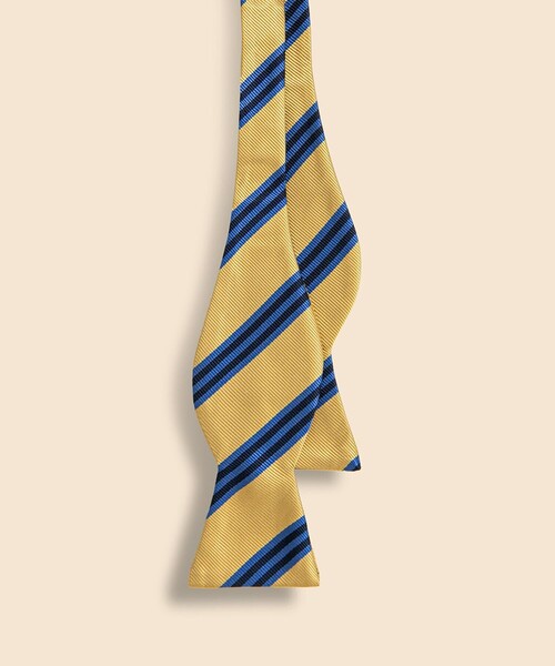BROOKS BROTHERS（ブルックスブラザーズ）の「シルク　BB#1ストライプ　レップボウタイ　Made in USA（蝶ネクタイ・メンズ・バーガンディー/グリーン/イエロー・ONE SIZE）」の5枚目の写真
