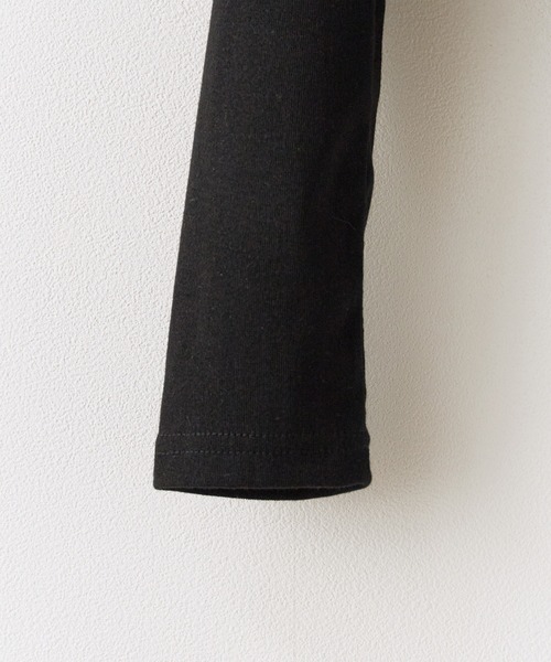 ROOPTOKYO(ループトウキョウ)の「レース付き クロップド丈ロングスリーブTシャツ(Tシャツ/カットソー・レディース・アイボリー/ブラック/ピンク・FREE)」の5枚目の写真