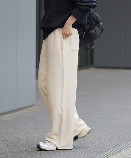 JOURNAL STANDARD relume（ジャーナルスタンダード　レリューム）の「《追加9》ワイドスウェットパンツ（スウェットパンツ・レディース・オートミール/ブラック系その他/グレー/アイボリー・FREE）」の22枚目の写真