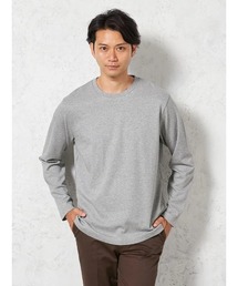 【抗菌防臭】シルケットスムース クルーネックTシャツ カジュアルインナー 無地 gim 通年